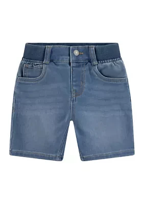 Toddler Girls Knit Denim Shorts