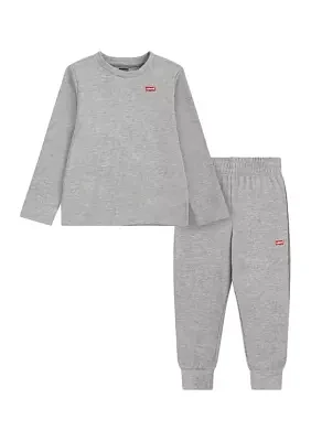 Toddler Boys Thermal T-Shirt and Joggers Set