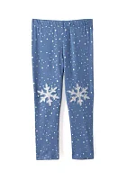 Toddler Girls Frozen Elsa Graphic Sweater and Printed Leggings Set