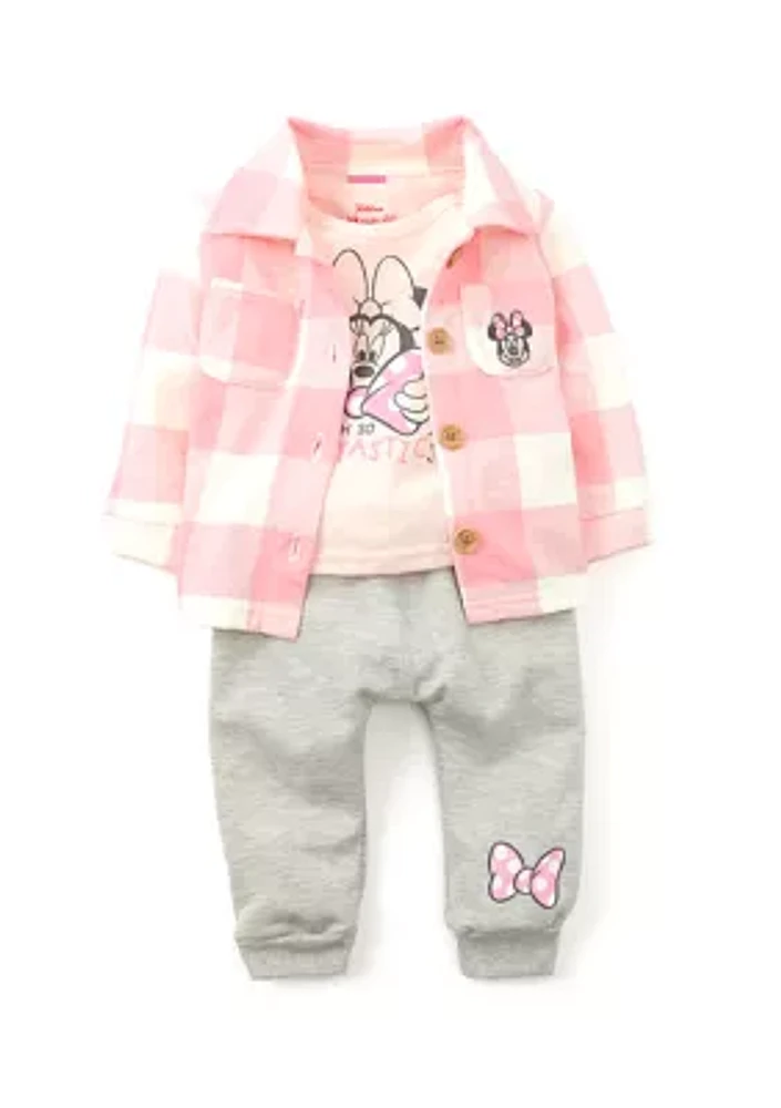 Baby Girls Minnie Mouse Jacket Set