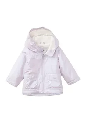 Baby Girls Iridescent Midweight Jacket