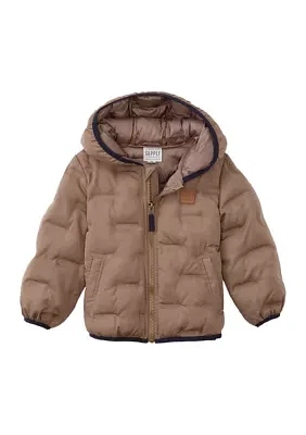 Toddler Boys Heat Welded Midweight Puffer Coat