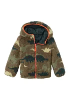 Toddler Boys Sherpa Reversible Jacket