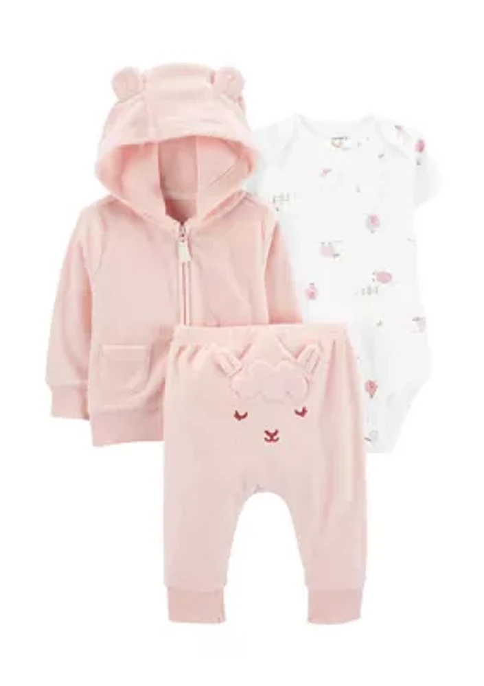 Baby Girls Terry Set