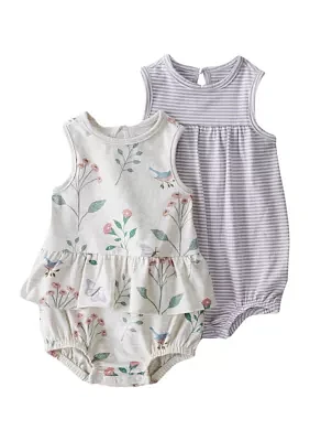 Baby Girls Sunsuit - Set of 2