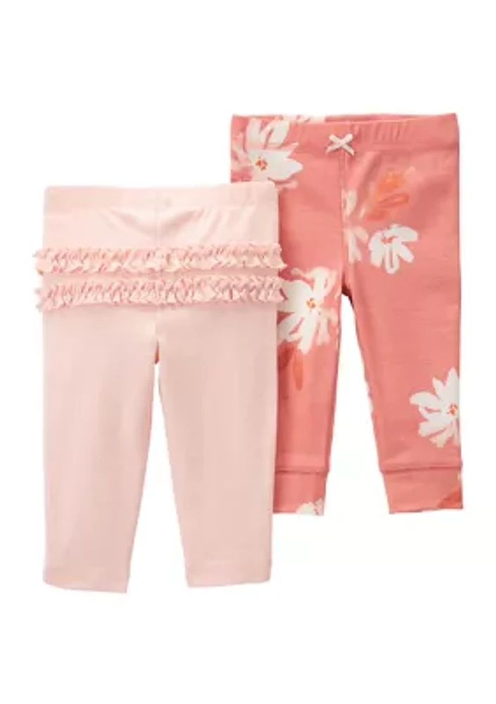 Baby Girls Pants - Pack of 2