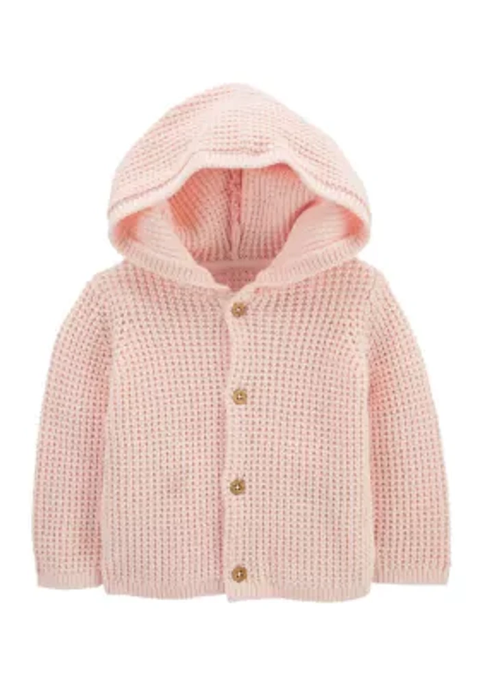 Baby Girls Solid Cardigan