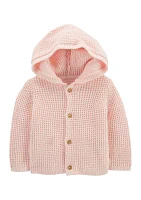 Baby Girls Solid Cardigan