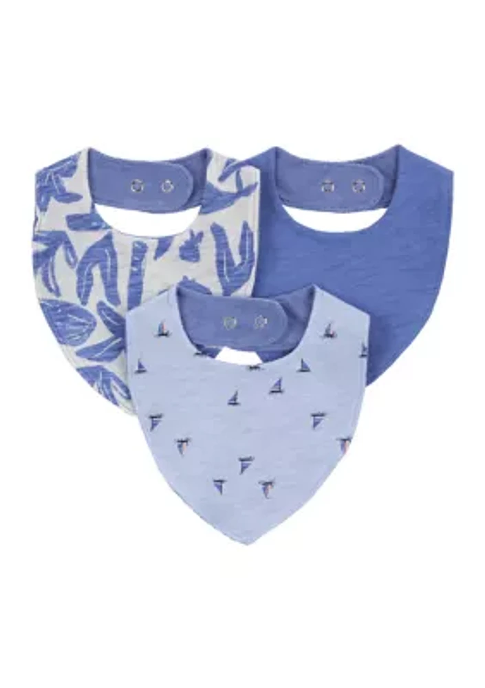 Baby Boys Set of 3 Bibs