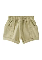 Baby Boys Short Sleeve Gauze Shorts Set