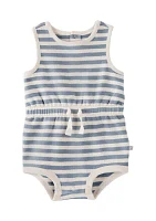 Baby Girls Sleeveless Striped Bodysuit