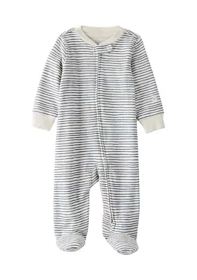 Baby Stripe Sleep and Play Footie Pajama