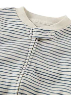 Baby Stripe Sleep and Play Footie Pajama