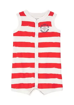 Baby Boys Nautical Stripe Romper