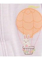 Baby Girls Hot Air Balloon One Piece Pajama