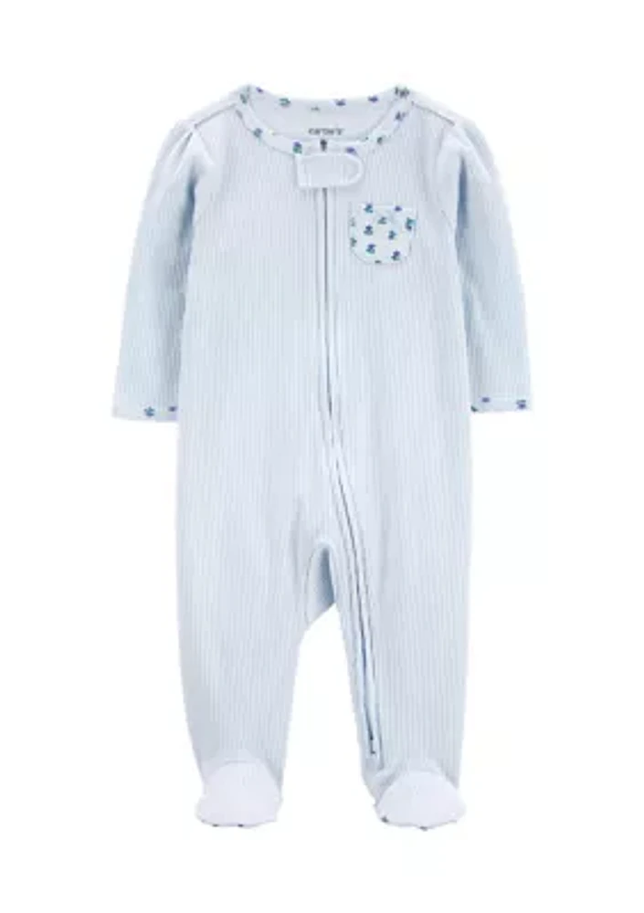 Baby Boys Printed One-Piece Pajama