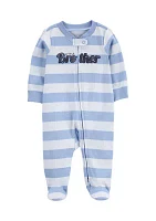 Baby Boys Printed One-Piece Pajama