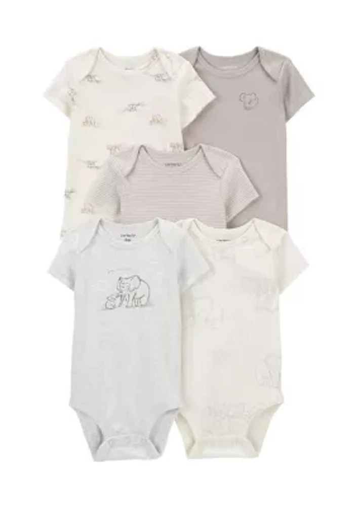 Baby Boys 5-Pack of Bodysuits