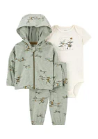 Baby Boys Airplane Hoodie Set