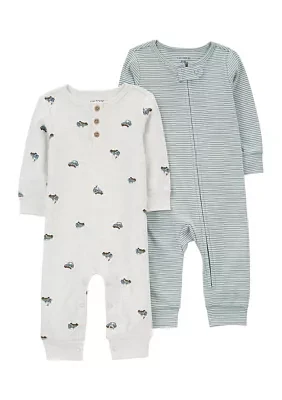 Baby Boys 2-Pack of Jumpsuits