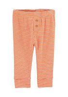 Baby Girls Halloween Graphic Bodysuit and Striped Leggings Set