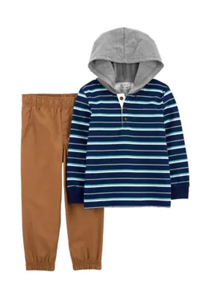 Baby Boys Hooded T-Shirt and Pants