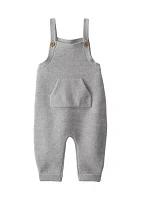 Baby Boys One Piece Sweater Knit Overalls