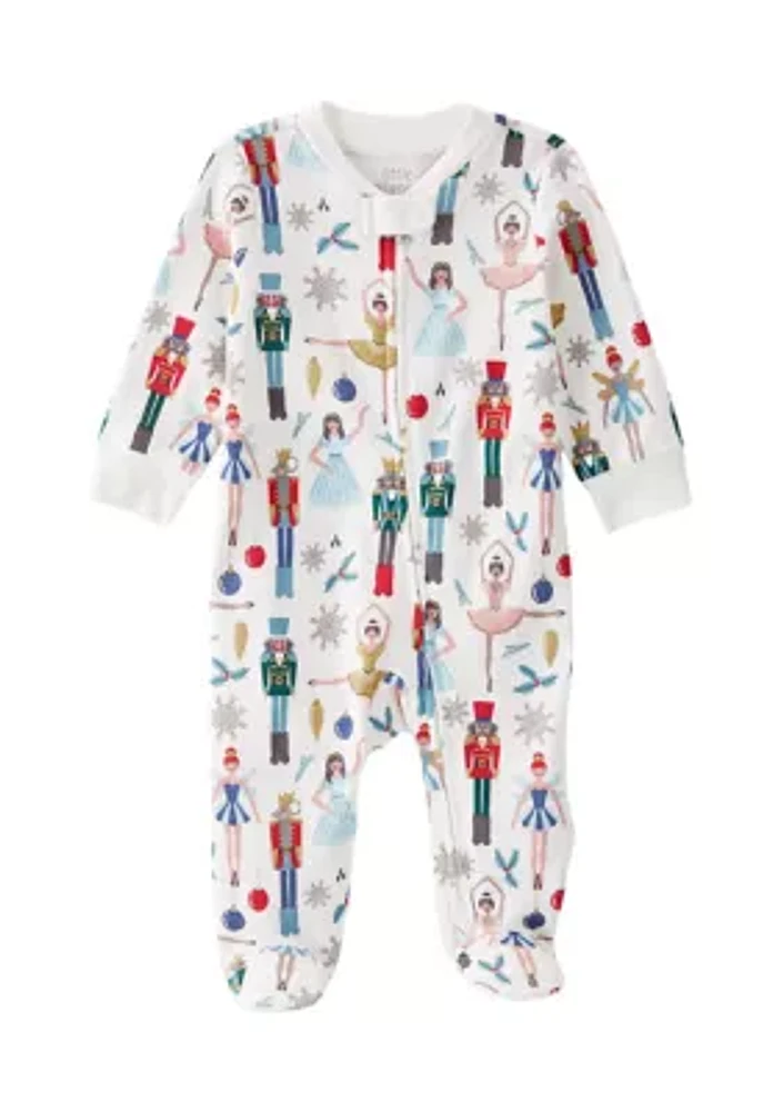 Baby Boys Printed Footie Pajamas