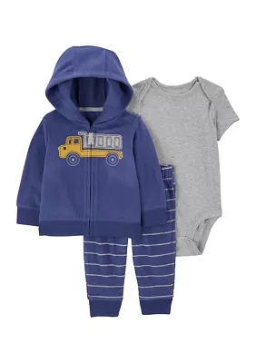 Baby Boy 3 Piece Jacket Set