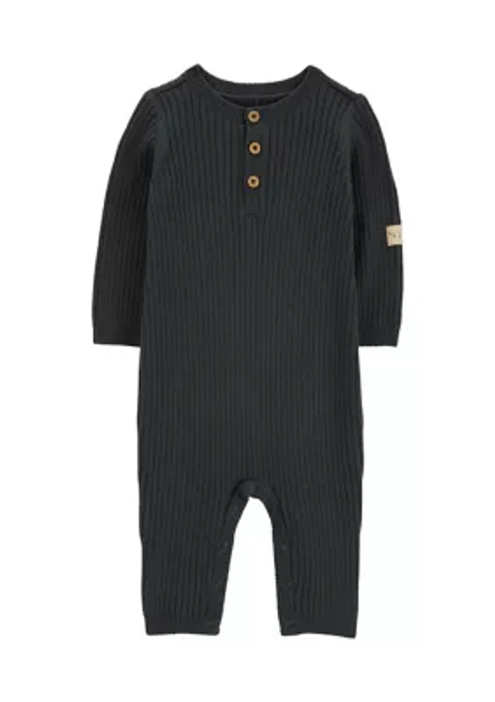 Baby Boys Sweater Knit Jumpsuit