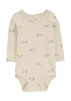 Baby Boys Printed Bodysuit and Coveralls Set