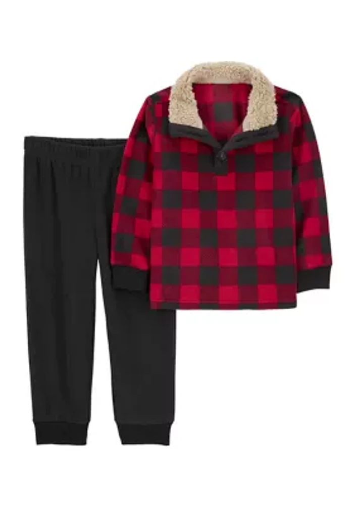 Baby Boys Printed Pullover and Pants Set