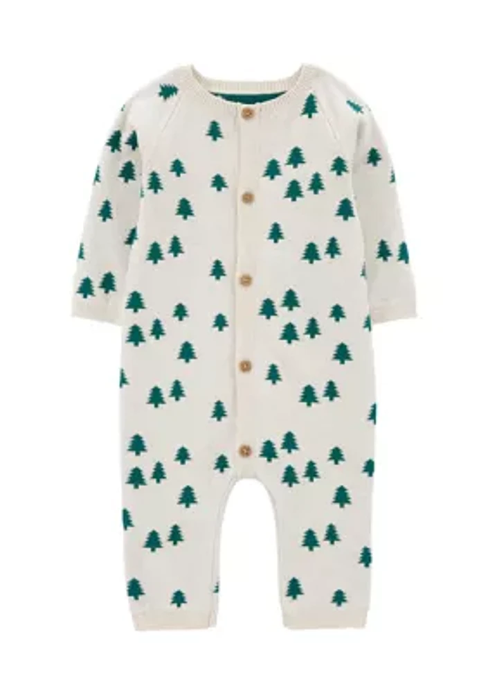 Baby Girls Printed Jumpsuit