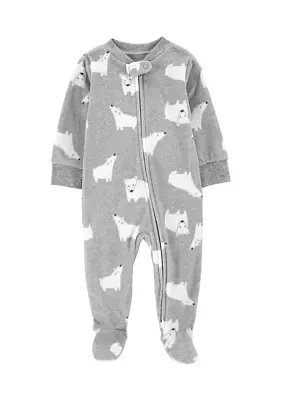 Baby Boys Microfleece Footie Pajamas