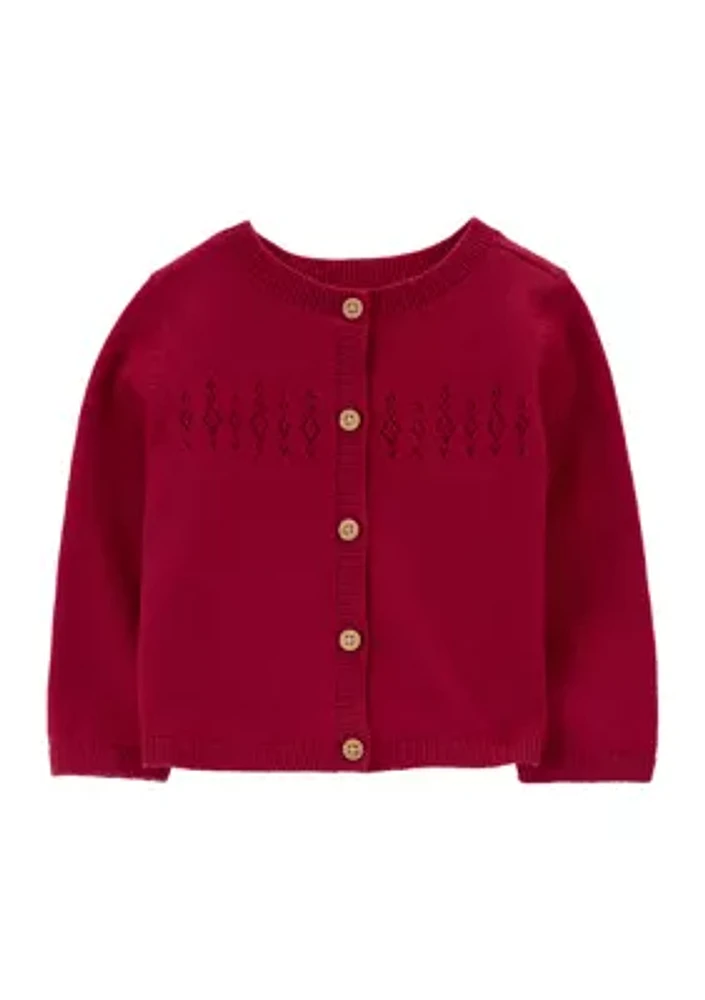 Baby Girls Sweater Knit Cardigan