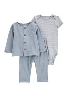 Baby Boys Cardigan and Bodysuit Set