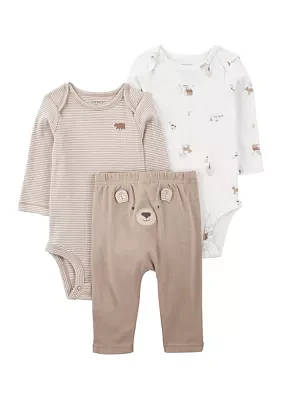 Baby 3 Piece Bodysuit Set