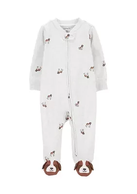 Baby Boys Printed Footie Pajamas