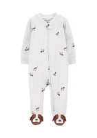 Baby Boys Printed Footie Pajamas