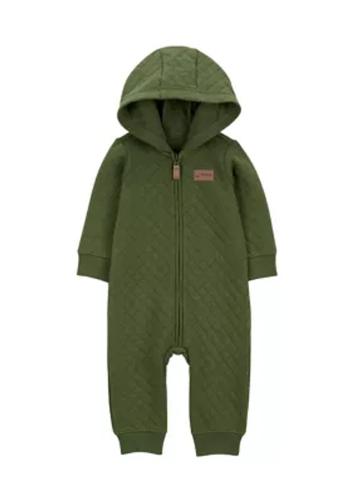 Baby Boys Quilted Jumpsuit