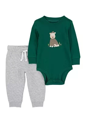 Baby Boys Graphic Bodysuit and Pants Set