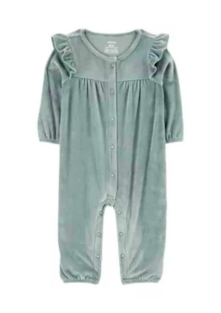 Baby Girls Ruffle Jumpsuit