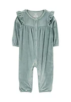 Baby Girls Ruffle Jumpsuit