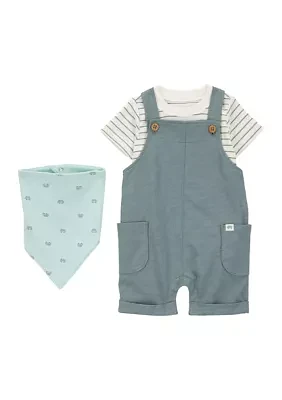 Baby Boys Shortalls Set