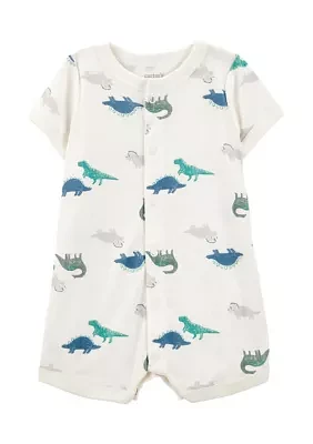 Baby Boys Dinosaur Print Romper