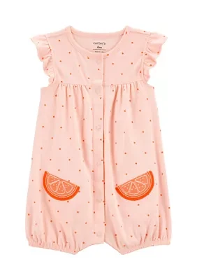 Baby Girls Polka Dot Romper