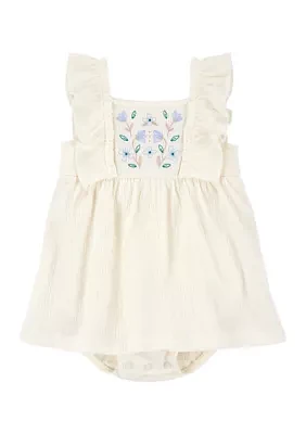 Baby Girls Cotton Jersey Sunsuit