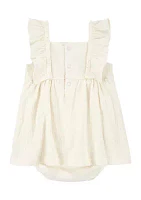 Baby Girls Cotton Jersey Sunsuit