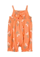 Baby Girls Printed Romper