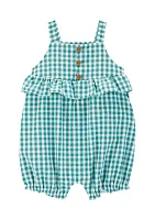 Baby Girls Gingham Romper